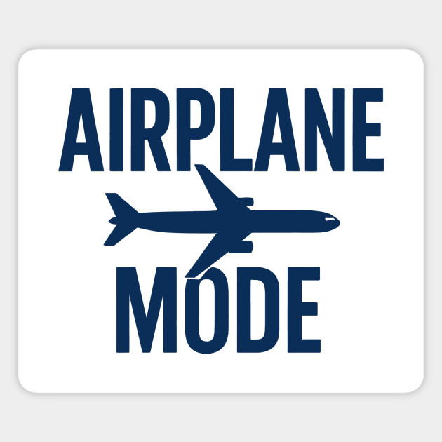 Airplane mode Magnet by CreativeSage